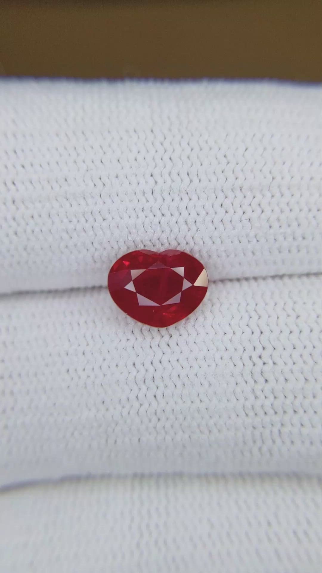 2.03 Ct. Ruby from Burma (Myanmar) Size Video