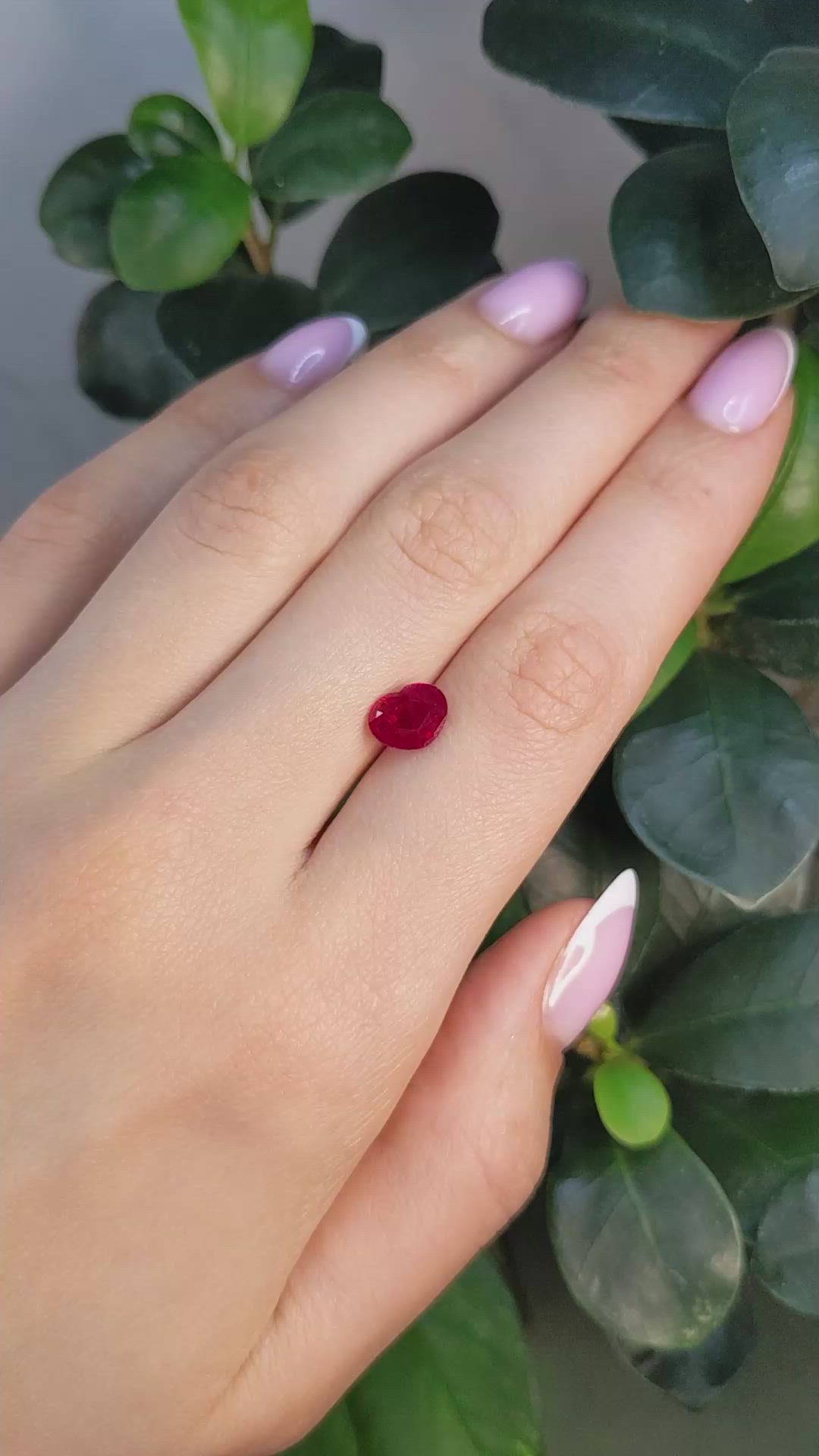 2.03 Ct. Ruby from Burma (Myanmar) Size Video