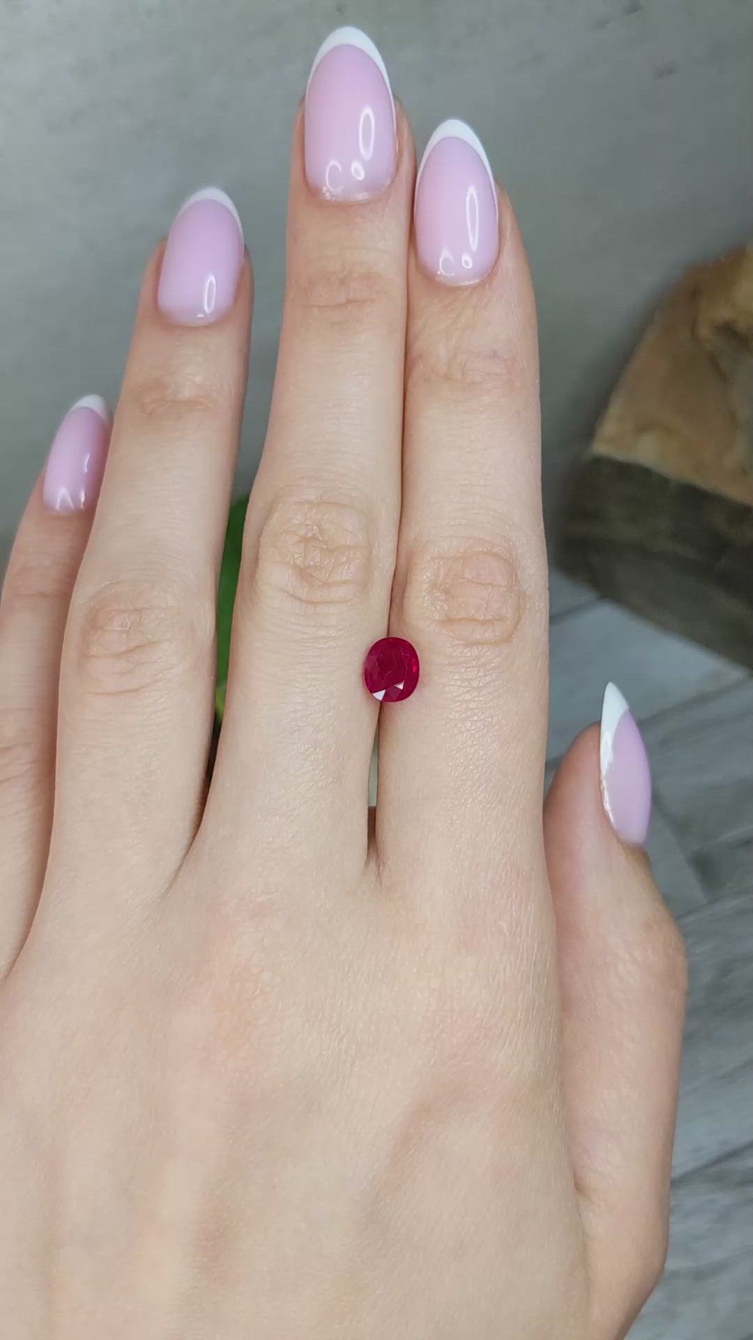 1.97 Ct. Ruby from Burma (Myanmar) Size Video