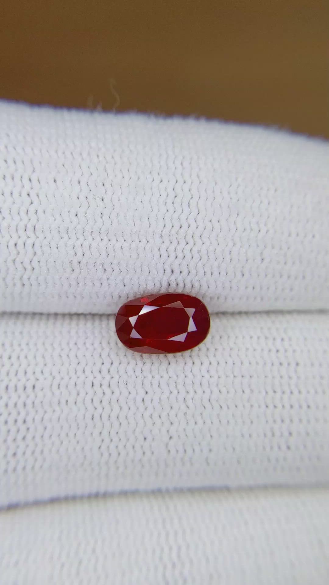 2.00 Ct. Ruby from Burma (Myanmar) Size Video