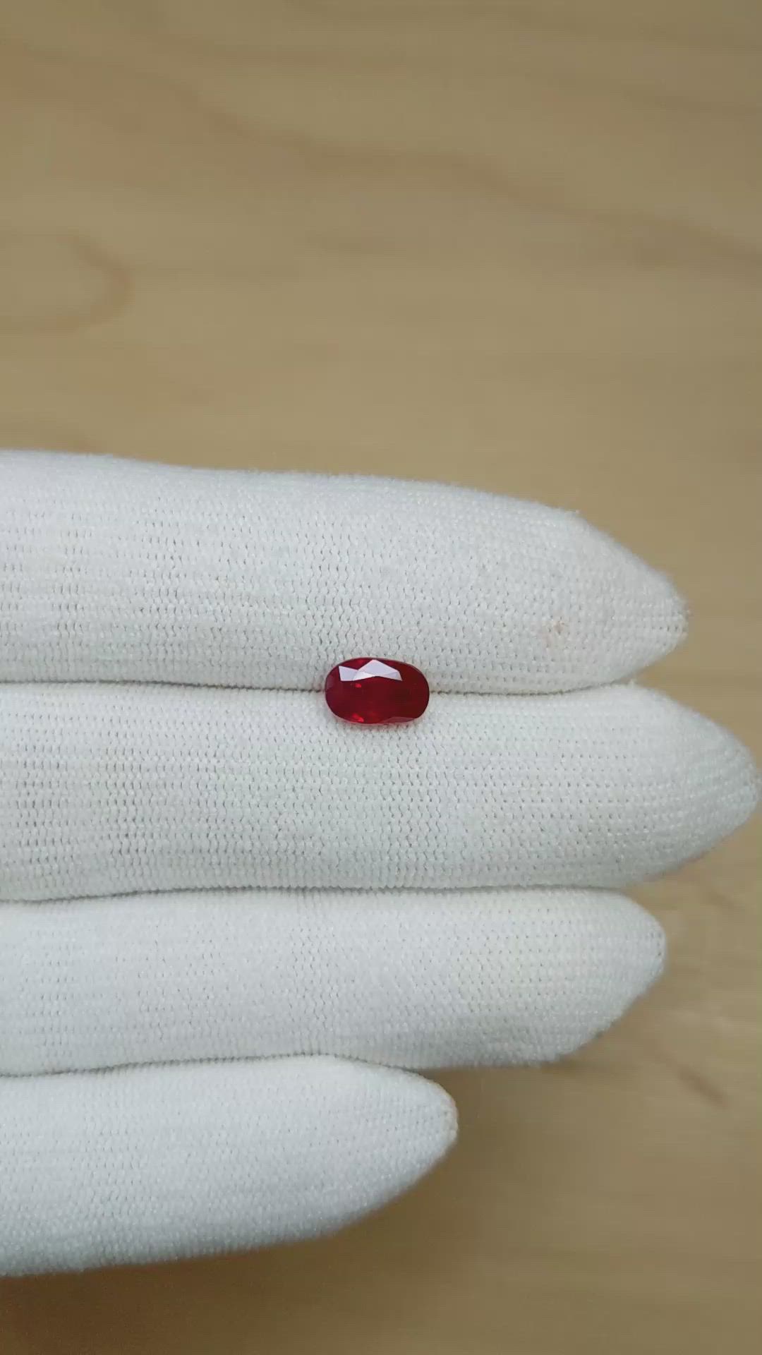 2.00 Ct. Ruby from Burma (Myanmar) Size Video