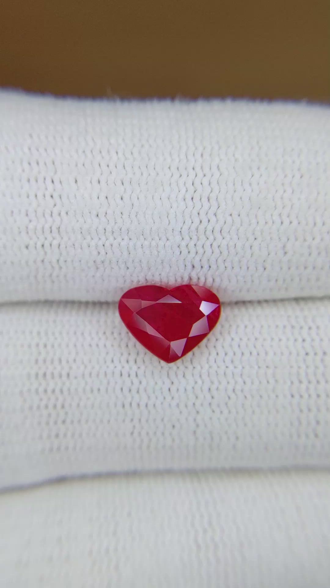 2.03 Ct. Ruby from Burma (Myanmar) Size Video