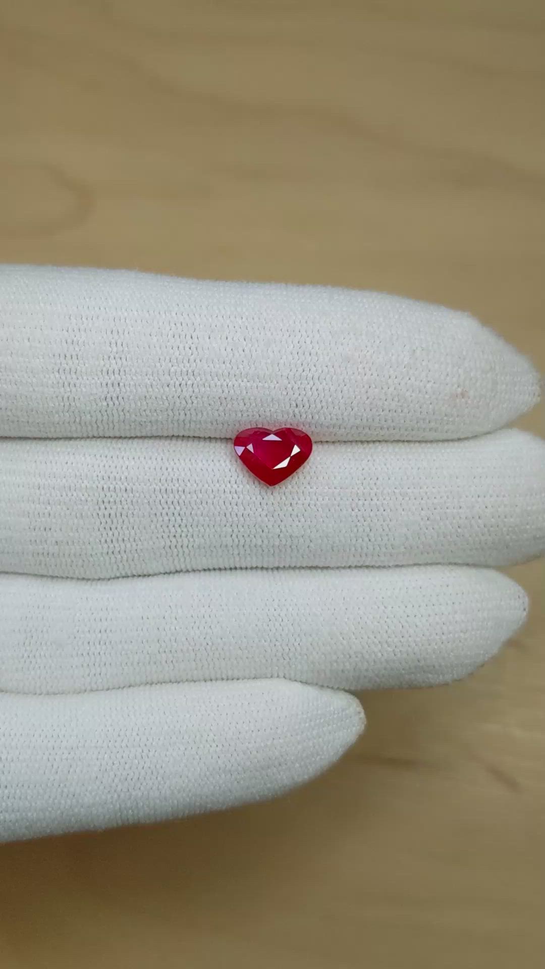 2.03 Ct. Ruby from Burma (Myanmar) Size Video