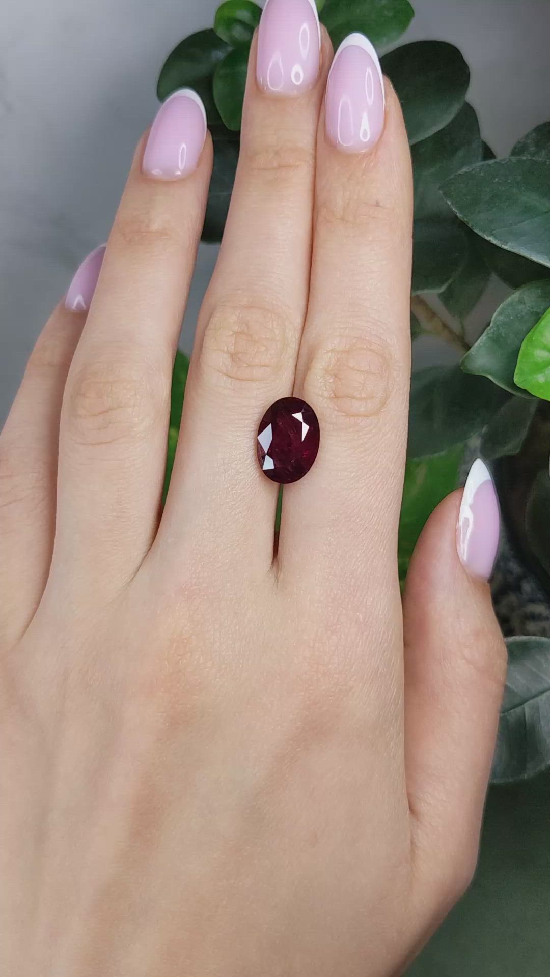 7.13 Ct. Ruby from Mozambique Size Video