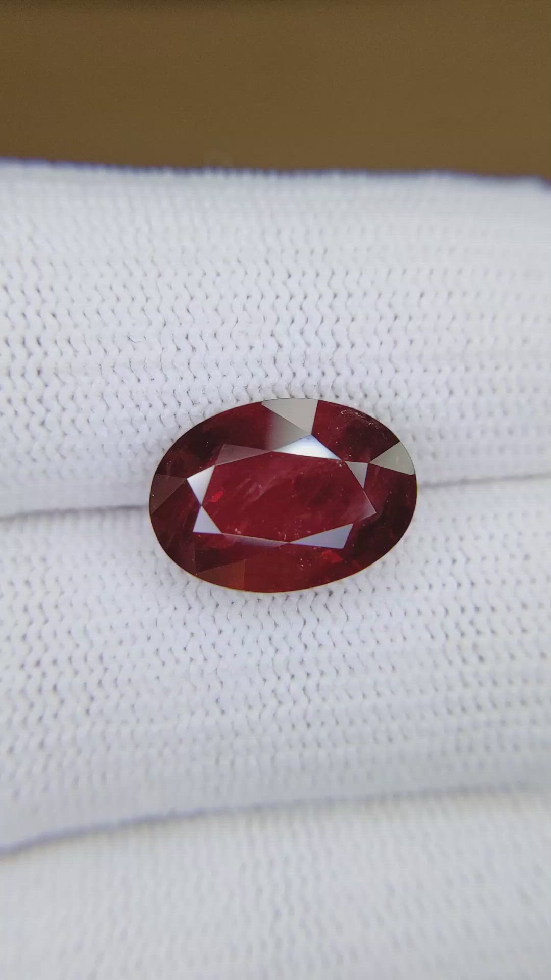 7.13 Ct. Ruby from Mozambique Size Video