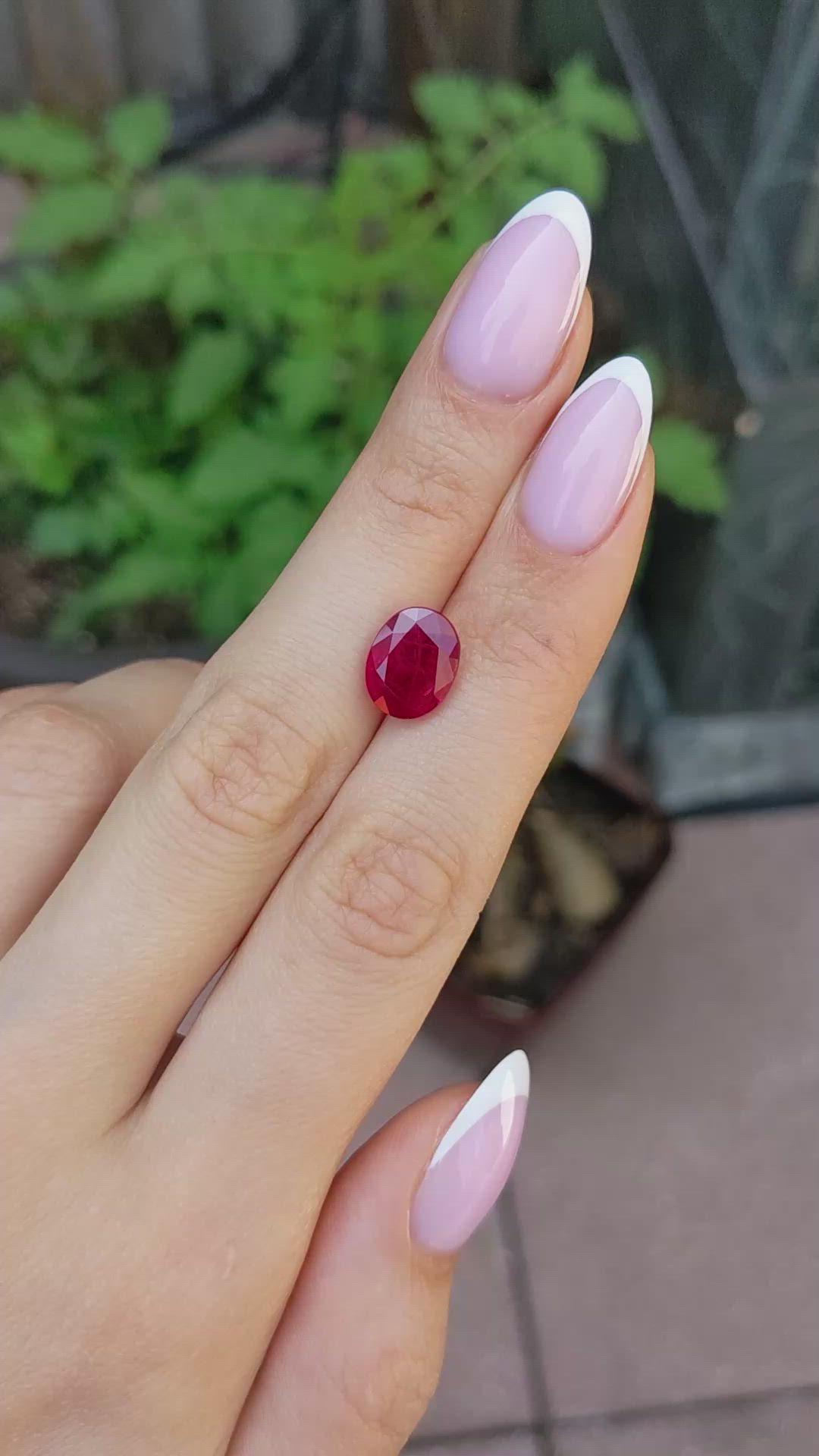4.76 Ct. Ruby from Burma (Myanmar) Size Video