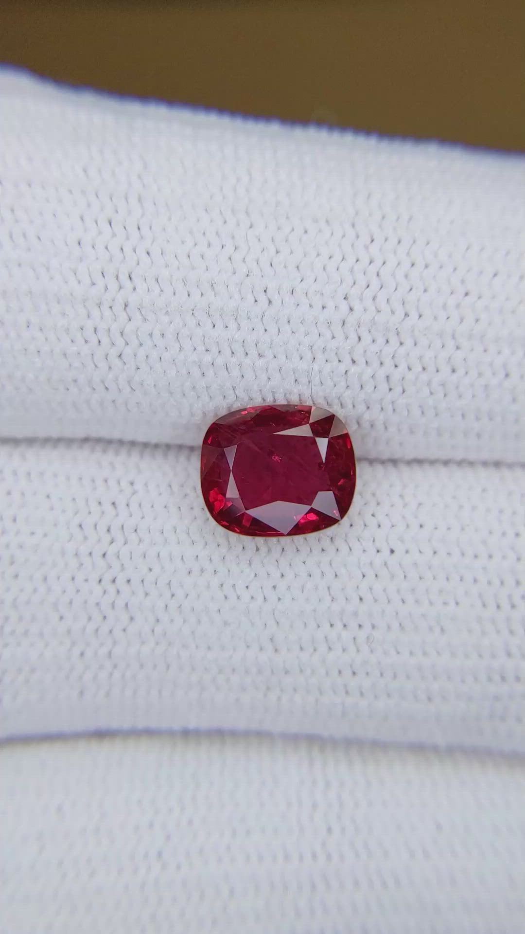 2.36 Ct. Ruby from Mozambique Size Video