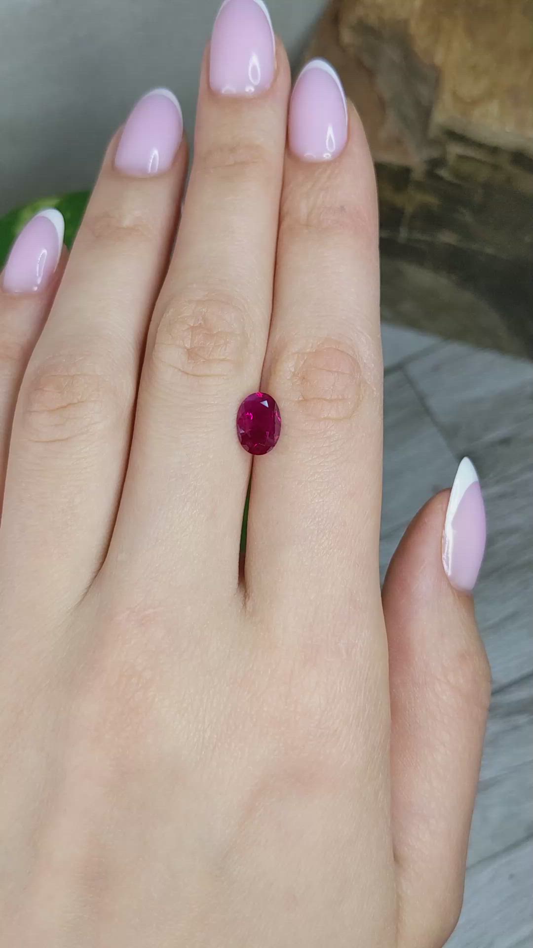 1.95 Ct. Ruby from Mozambique Size Video