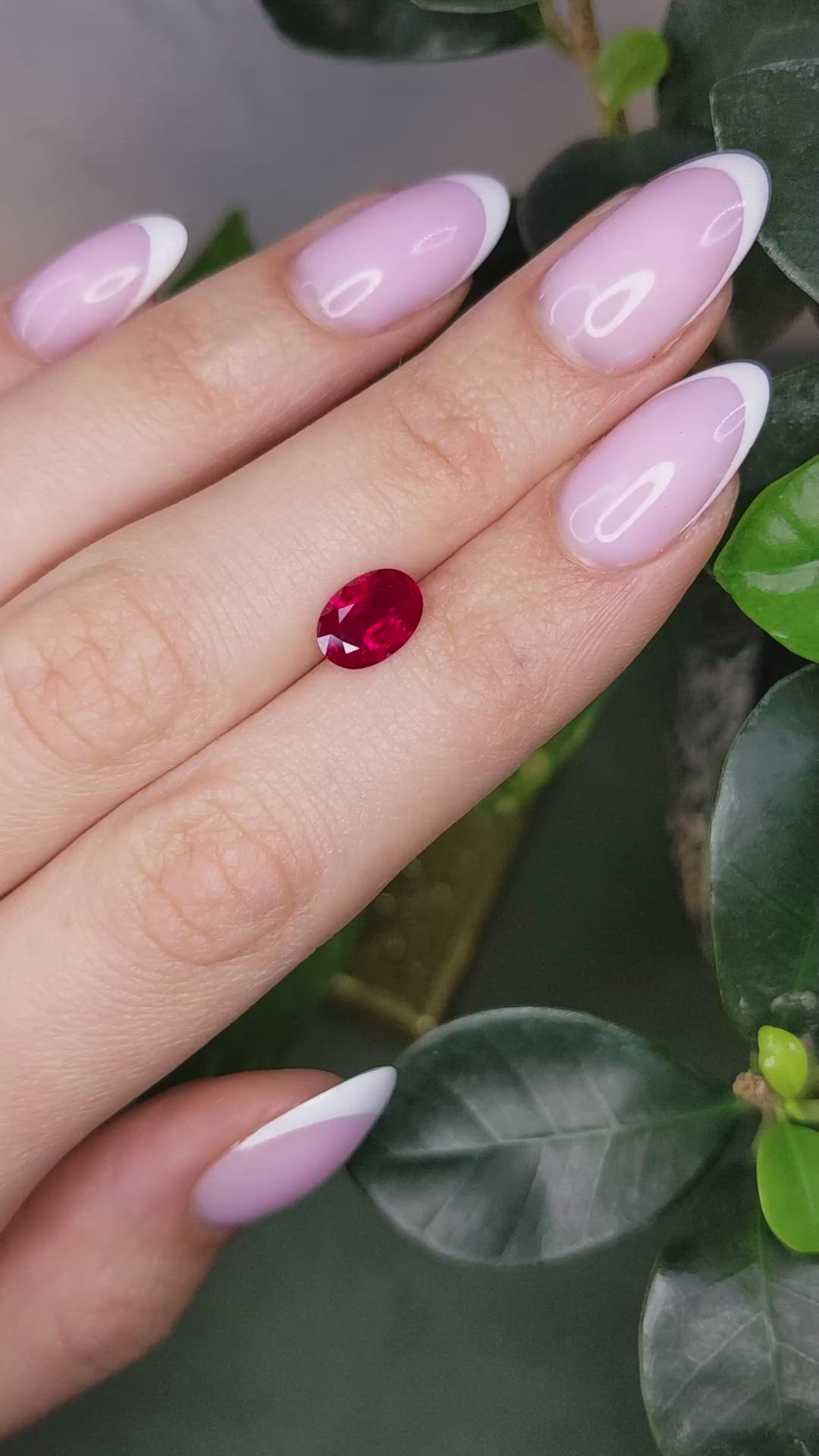 1.85 Ct. Ruby from Mozambique Size Video