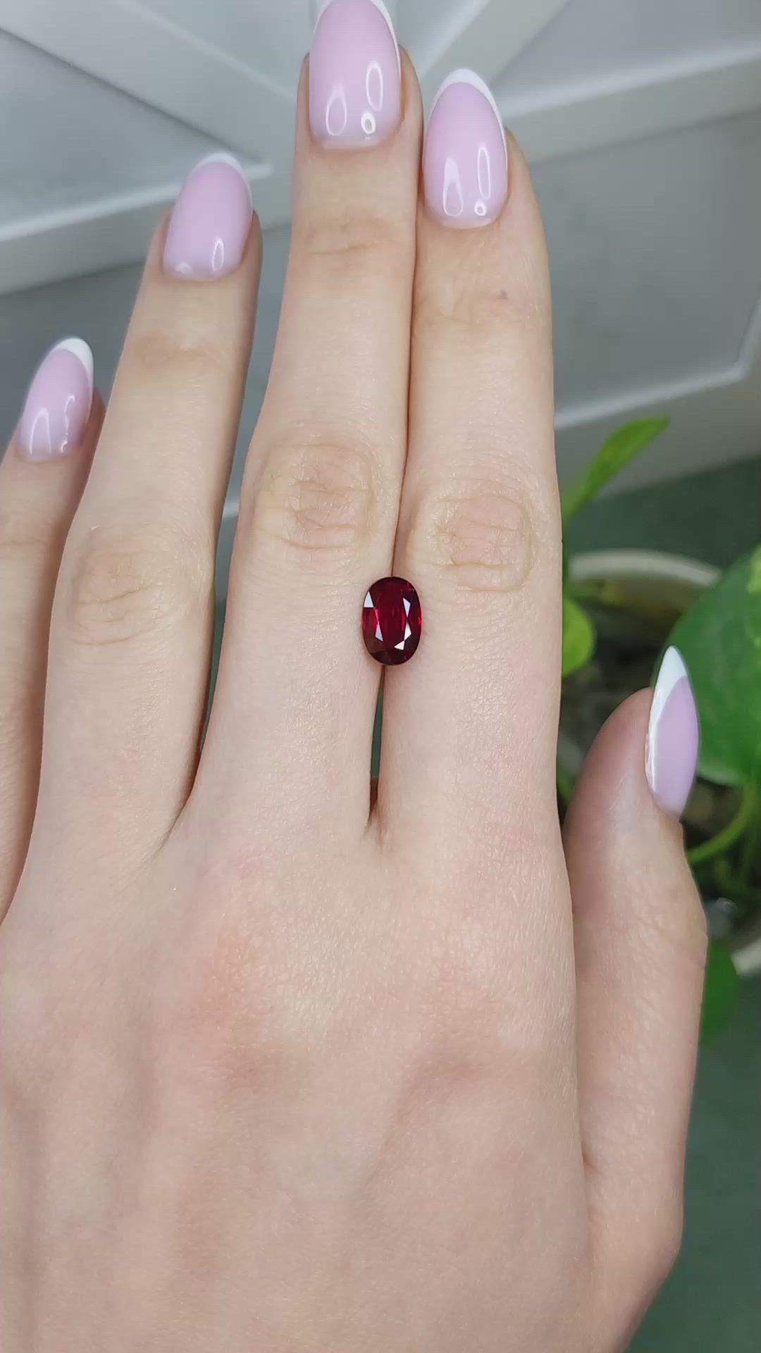 2.01 Ct. Ruby from Mozambique Size Video
