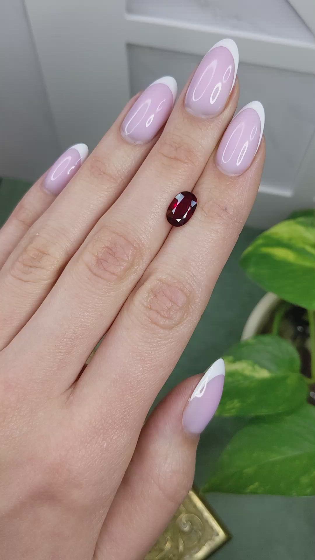 2.01 Ct. Ruby from Mozambique Size Video