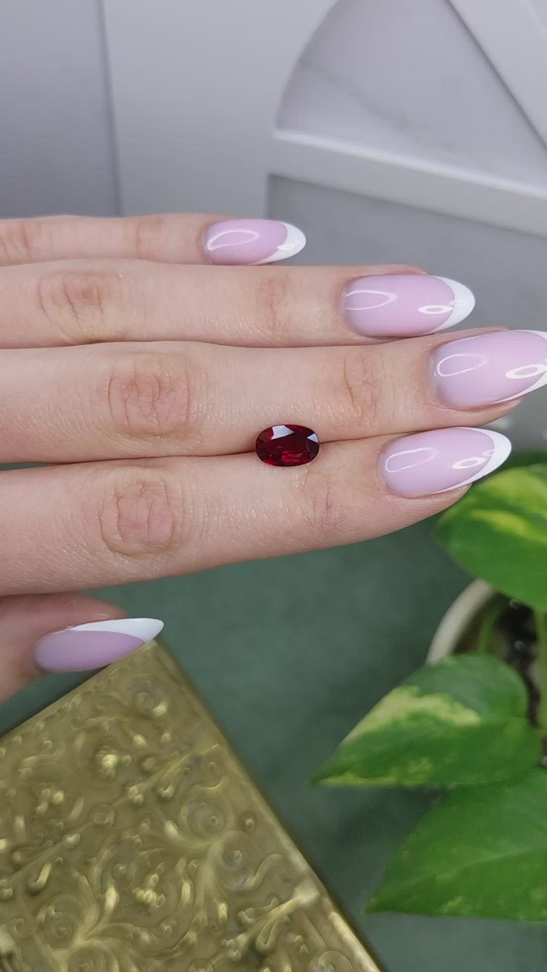 2.01 Ct. Ruby from Mozambique Size Video