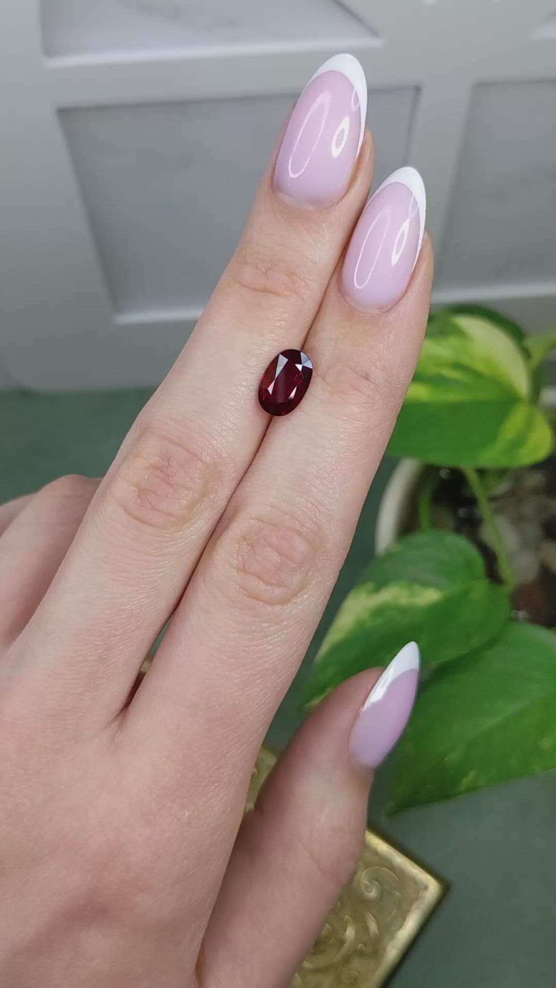2.01 Ct. Ruby from Mozambique Size Video