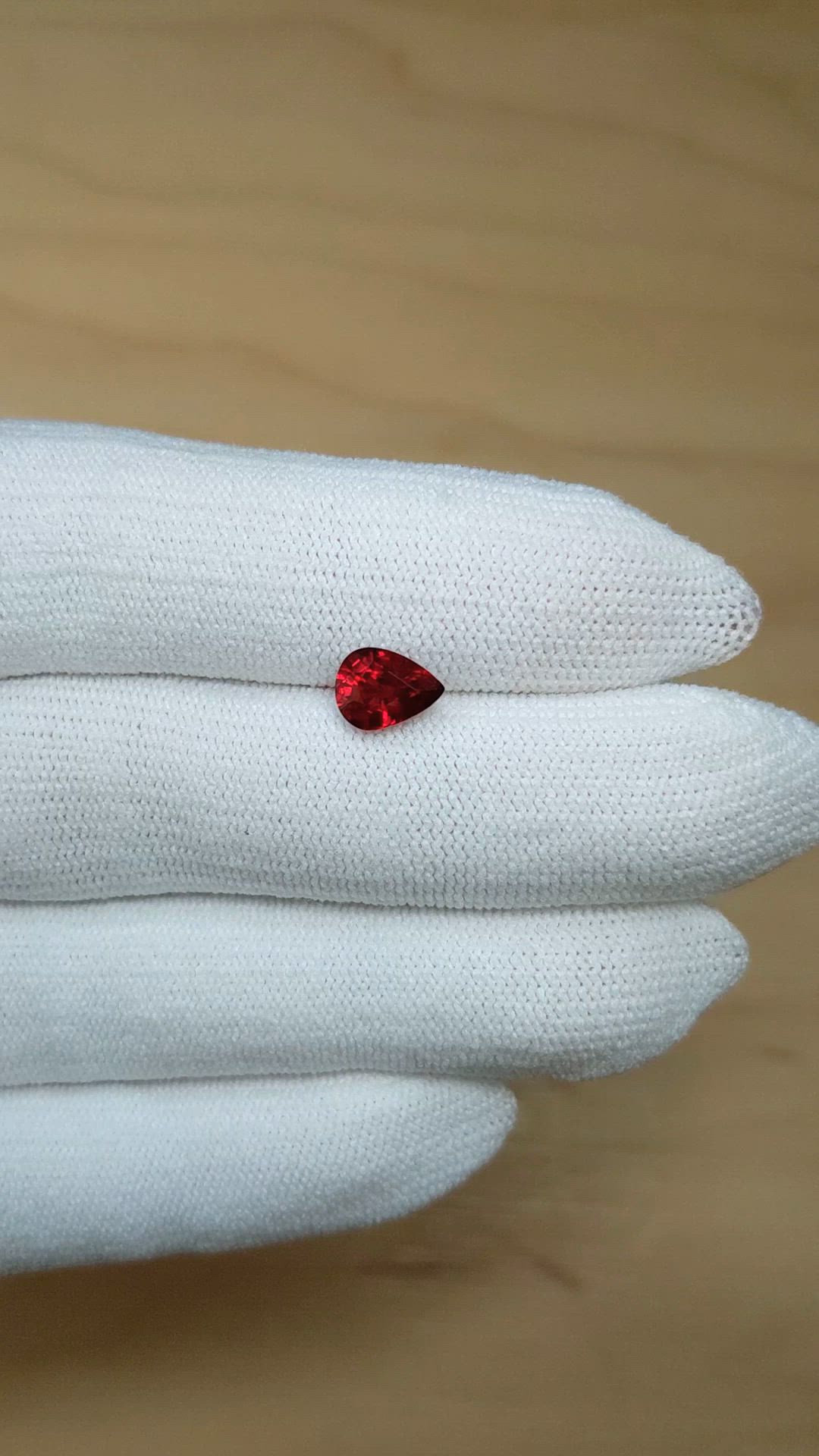 1.62 Ct. Ruby from Mozambique Size Video