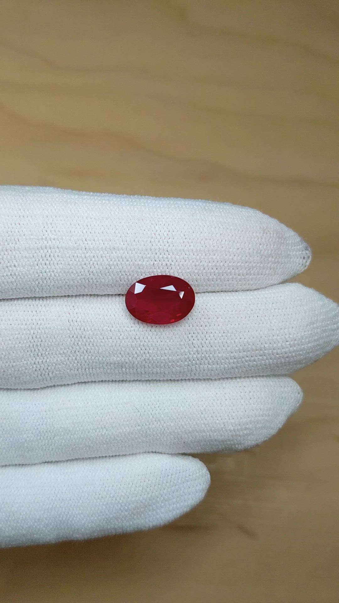 5.64 Ct. Ruby from Mozambique Size Video