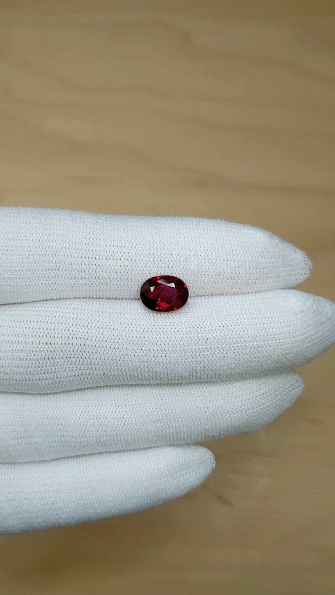 3.02 Ct. Ruby from Mozambique Size Video