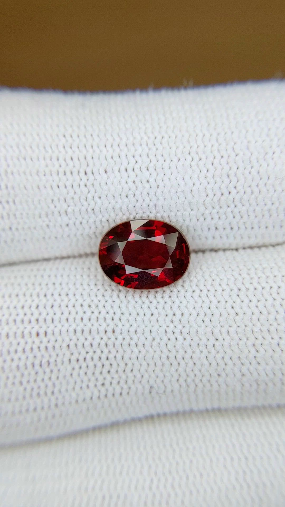 3.02 Ct. Ruby from Mozambique Size Video