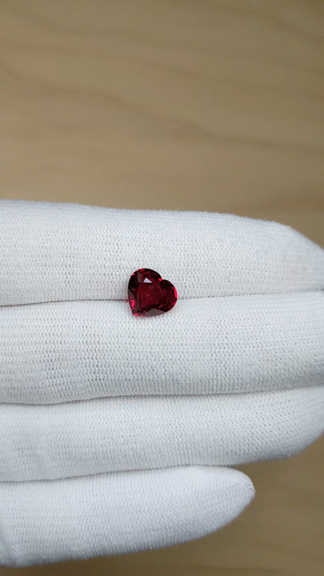 3.07 Ct. Ruby from Mozambique Size Video