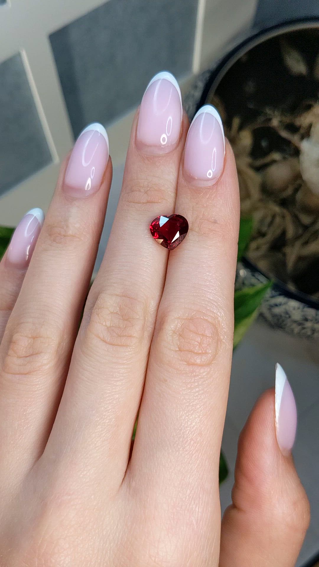 3.07 Ct. Ruby from Mozambique Size Video
