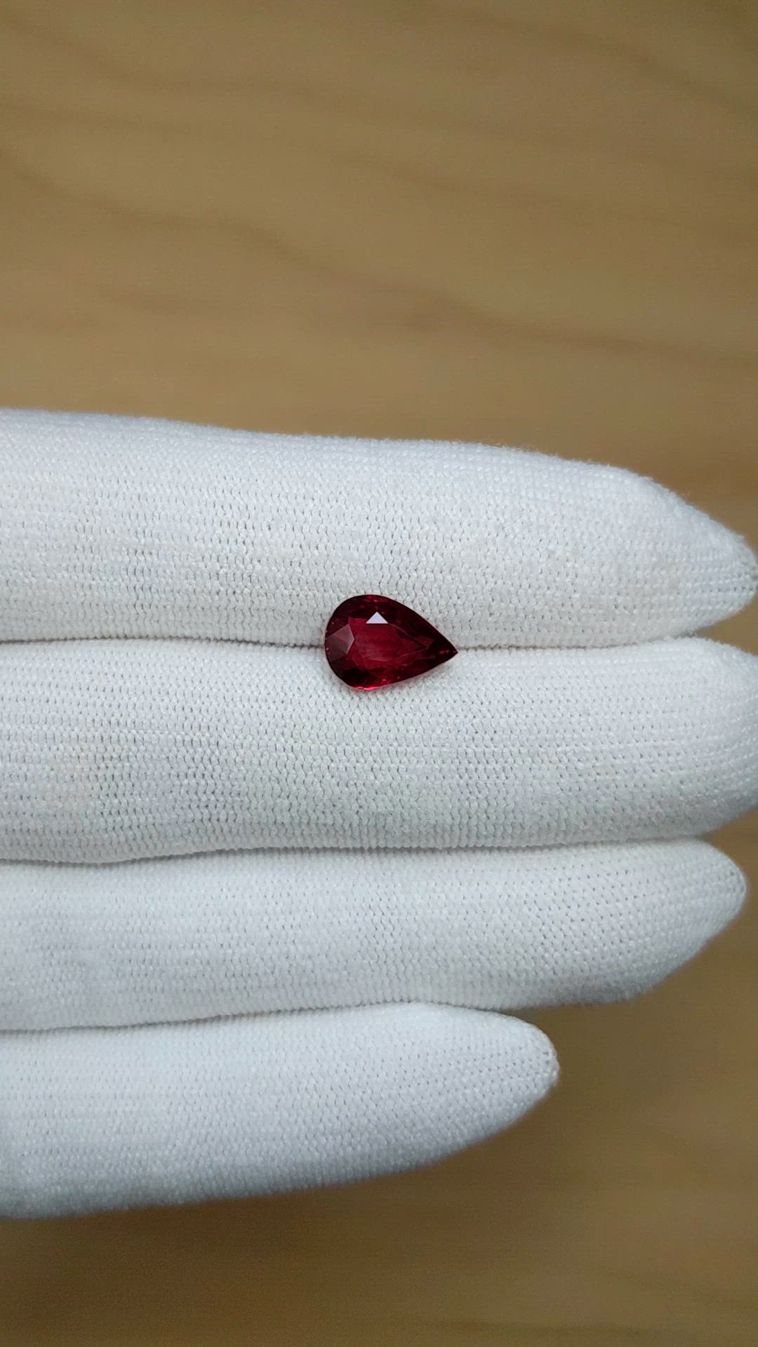 3.02 Ct. Ruby from Mozambique Size Video
