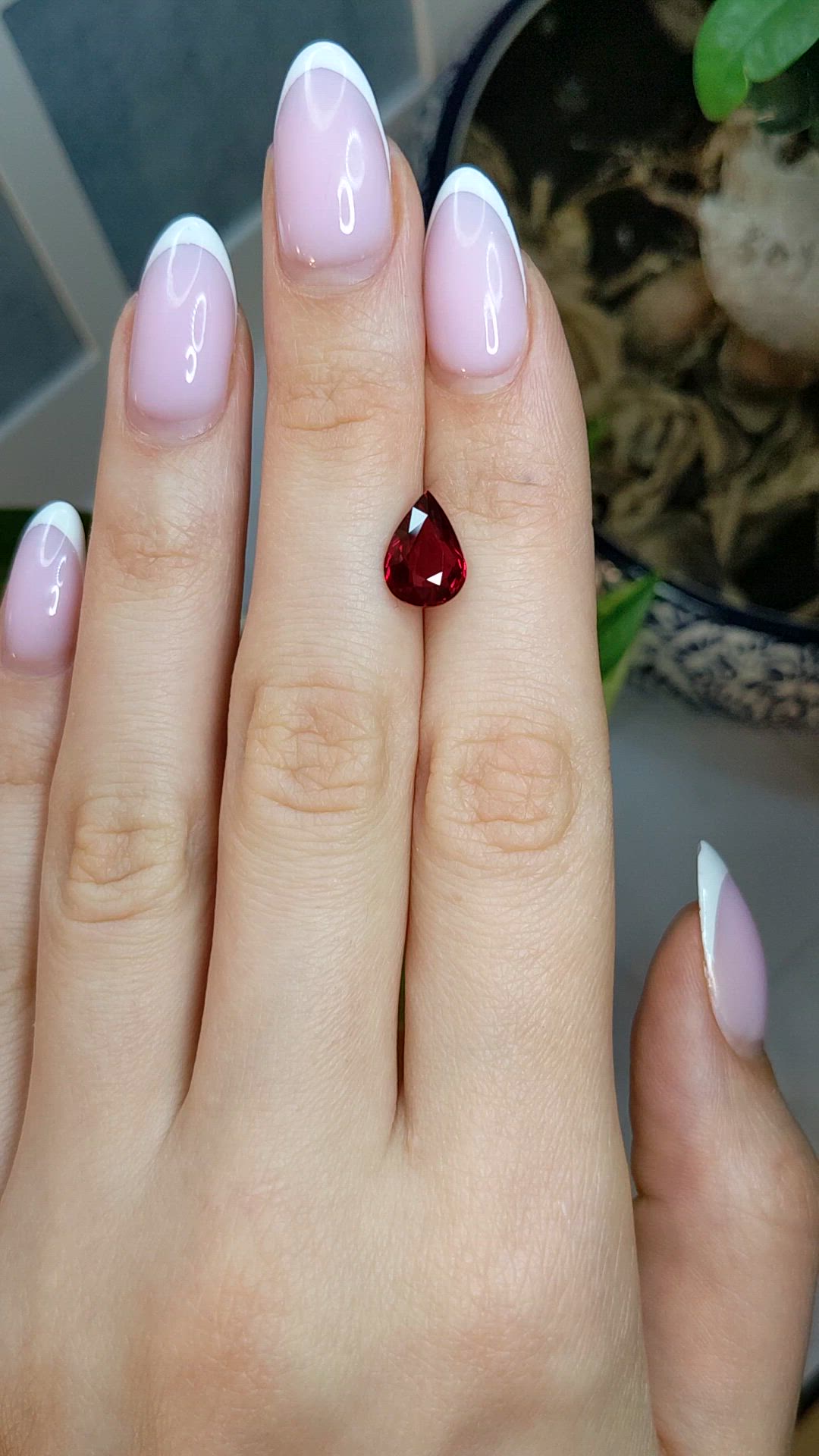 3.02 Ct. Ruby from Mozambique Size Video