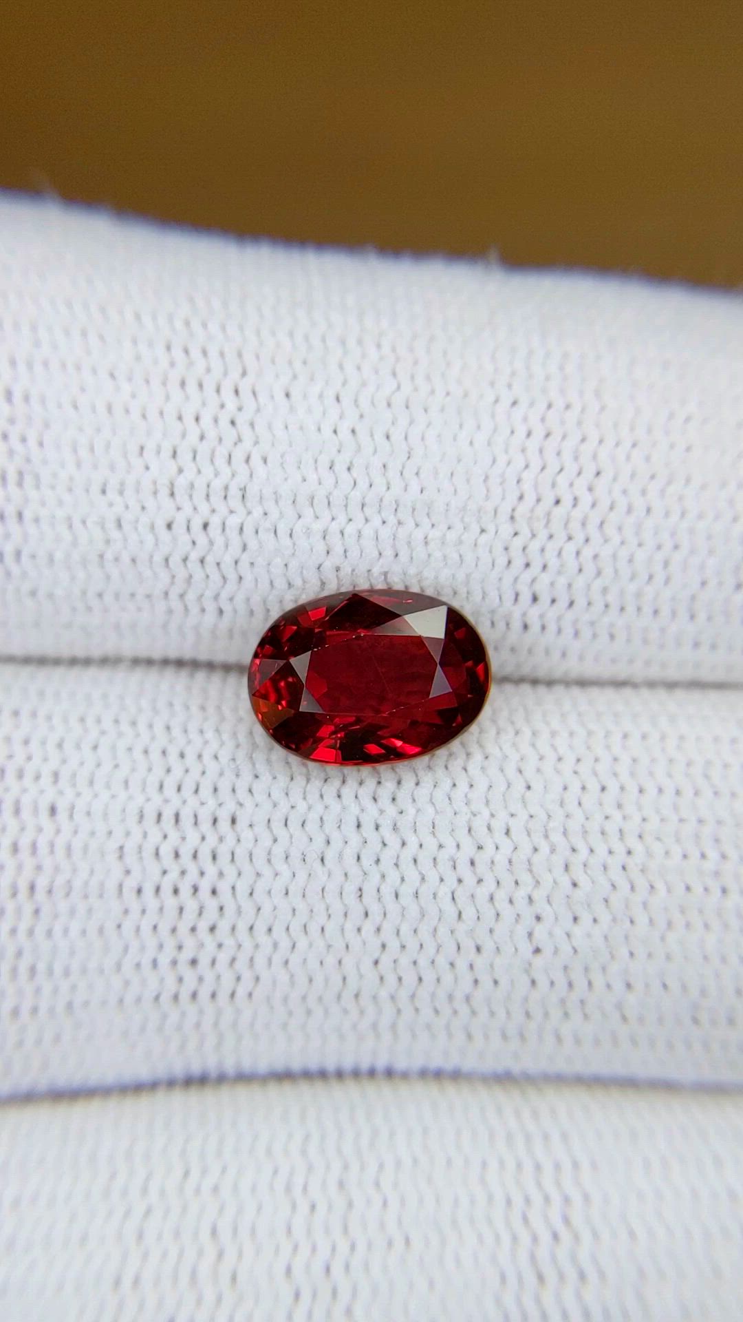 3.02 Ct. Ruby from Mozambique Size Video