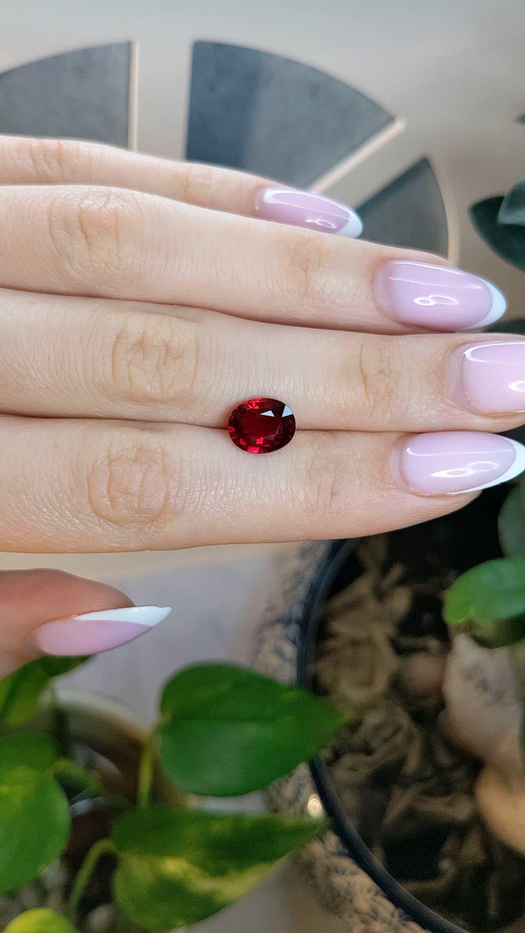 3.16 Ct. Ruby from Mozambique Size Video