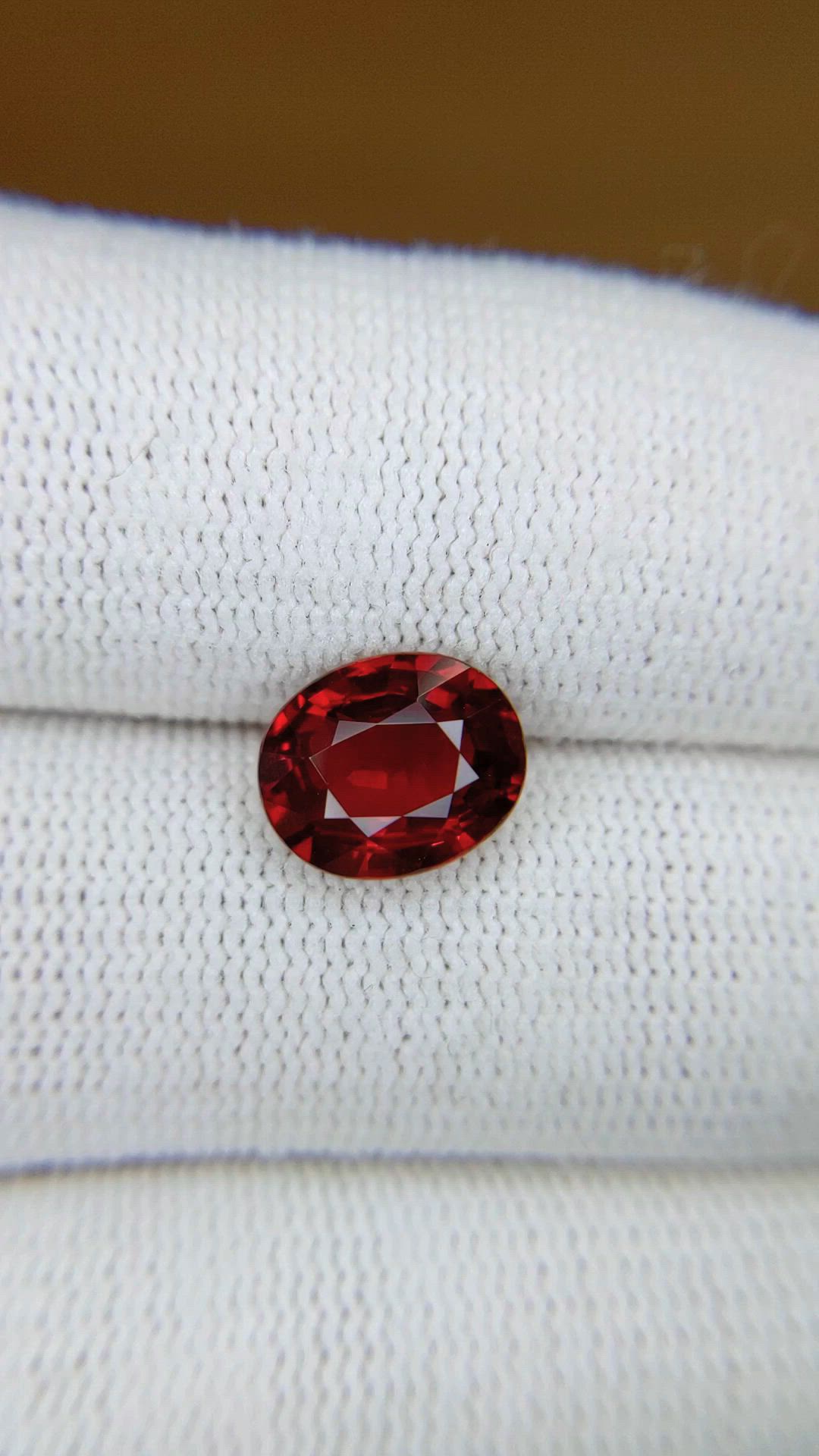 3.16 Ct. Ruby from Mozambique Size Video