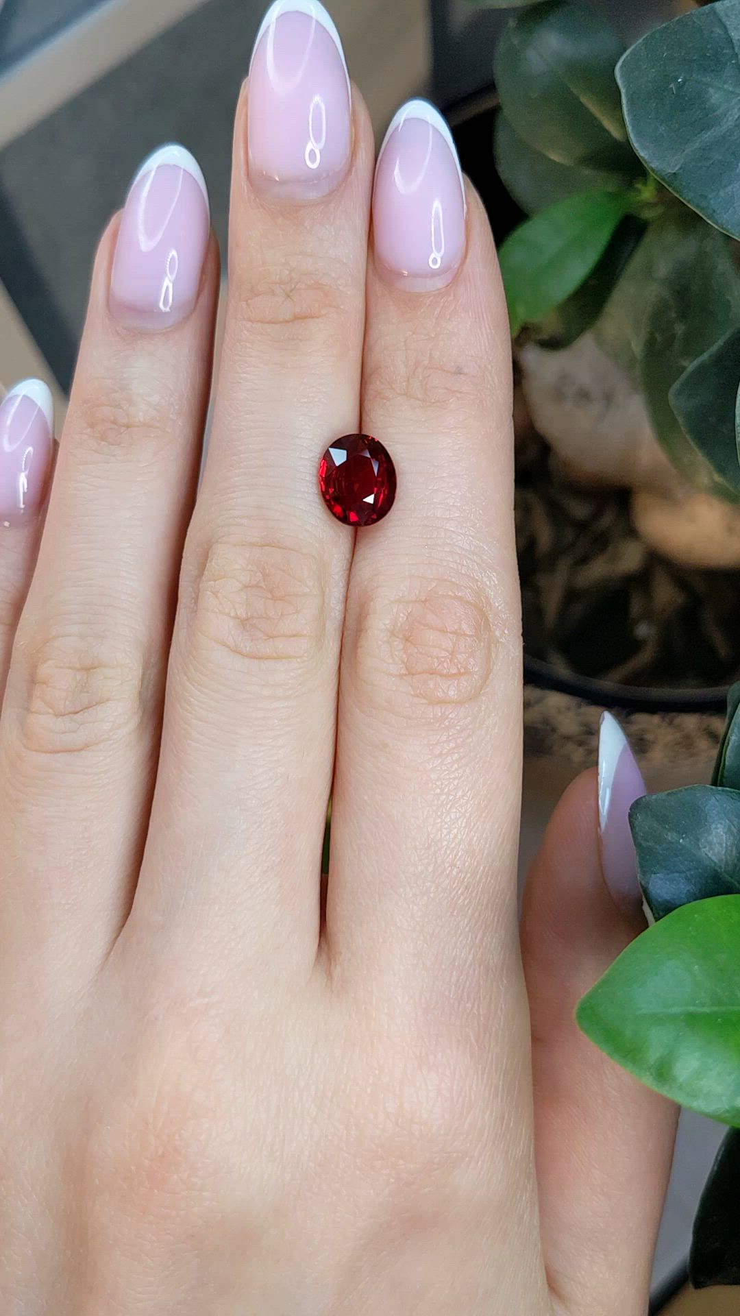 3.16 Ct. Ruby from Mozambique Size Video