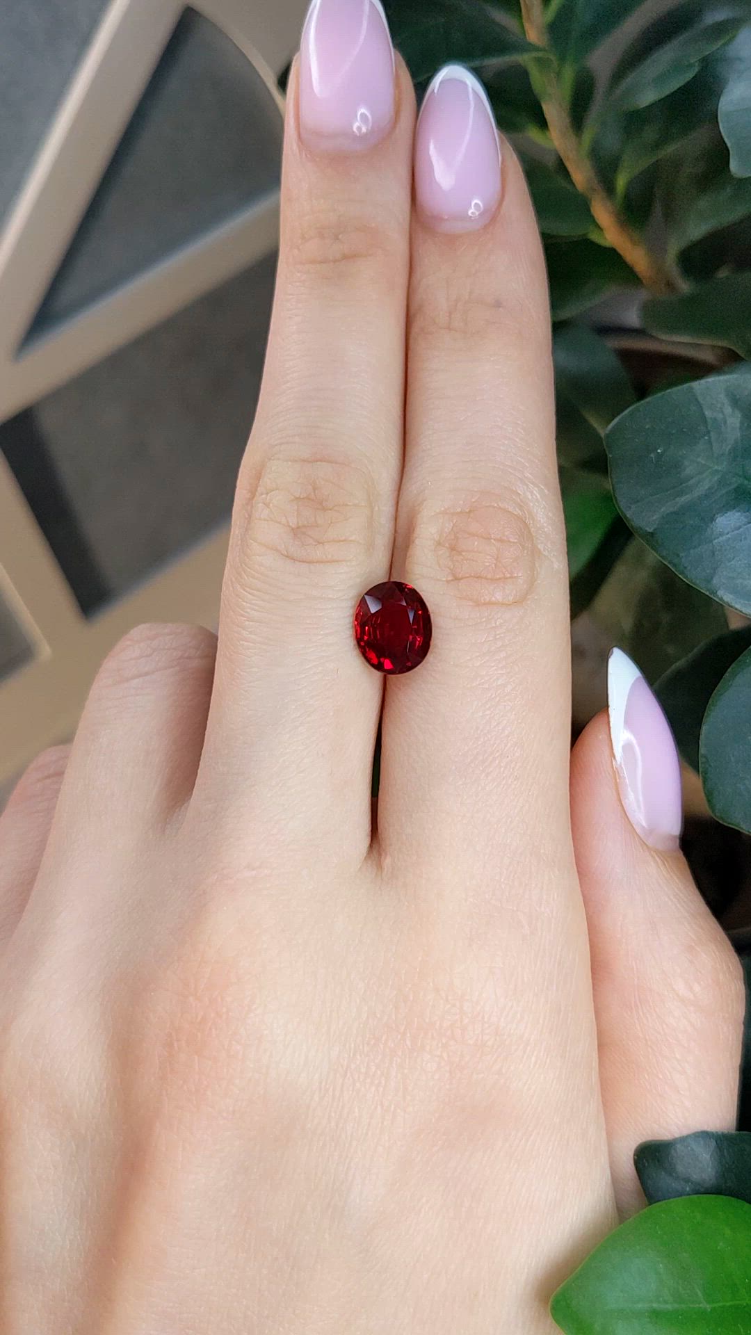 3.16 Ct. Ruby from Mozambique Size Video