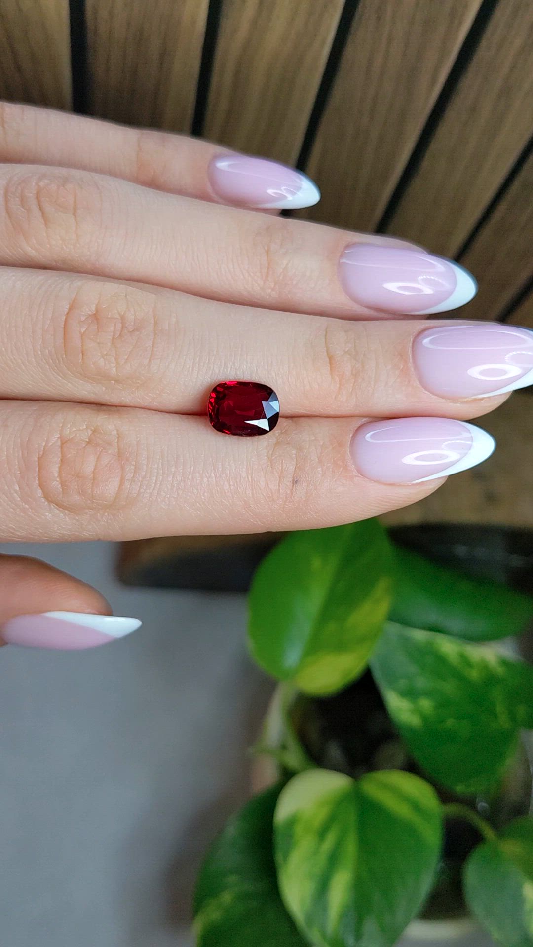 3.17 Ct. Ruby from Mozambique Size Video