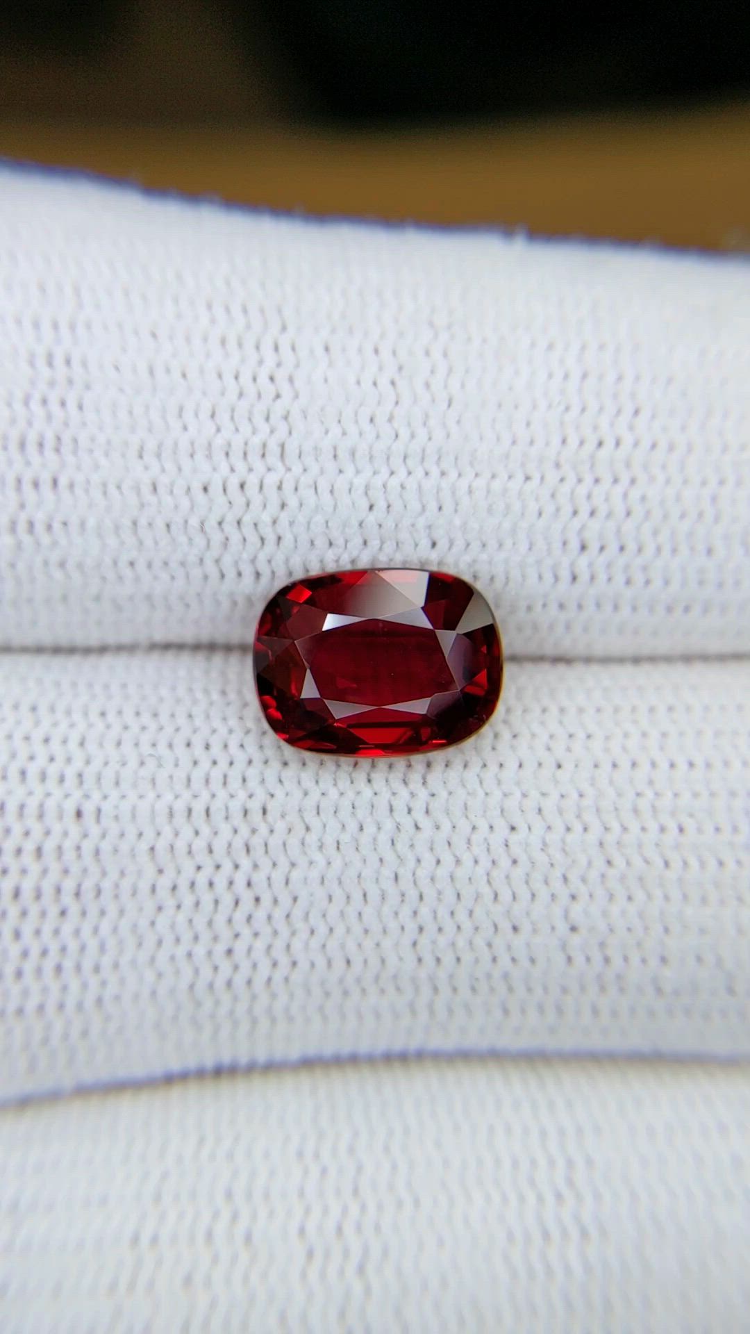 3.17 Ct. Ruby from Mozambique Size Video