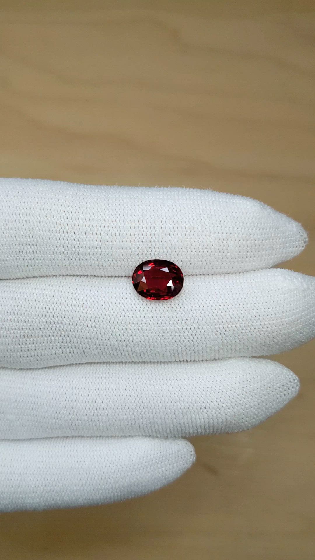 3.03 Ct. Ruby from Mozambique Size Video