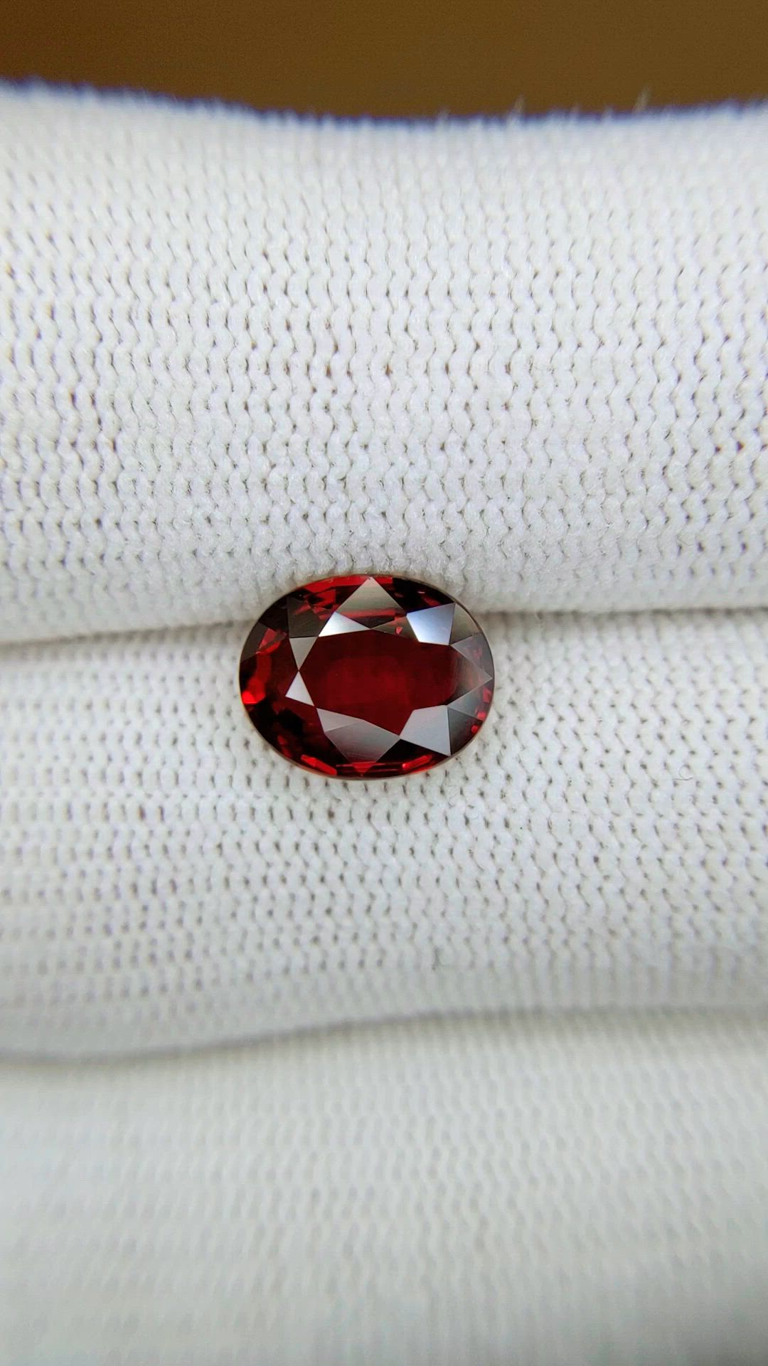 3.03 Ct. Ruby from Mozambique Size Video