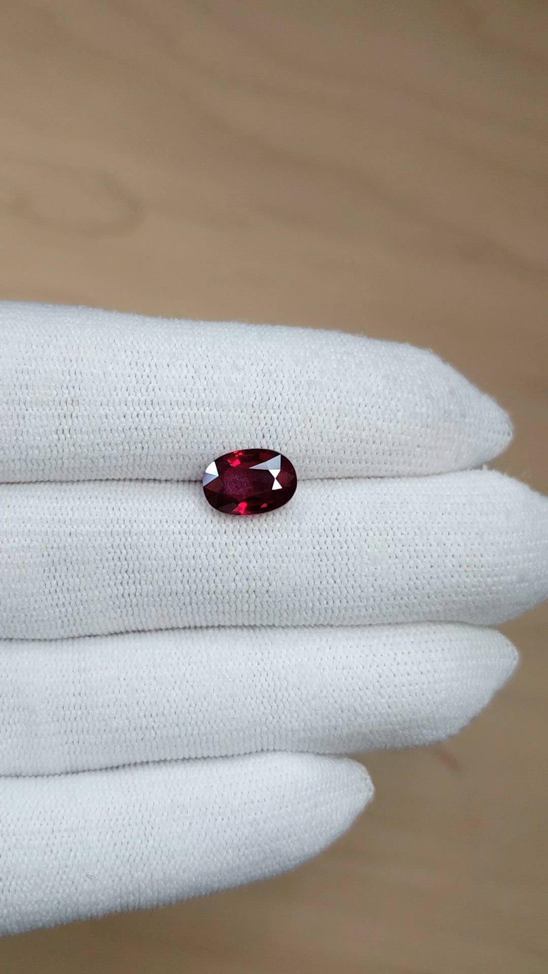 3.04 Ct. Ruby from Mozambique Size Video