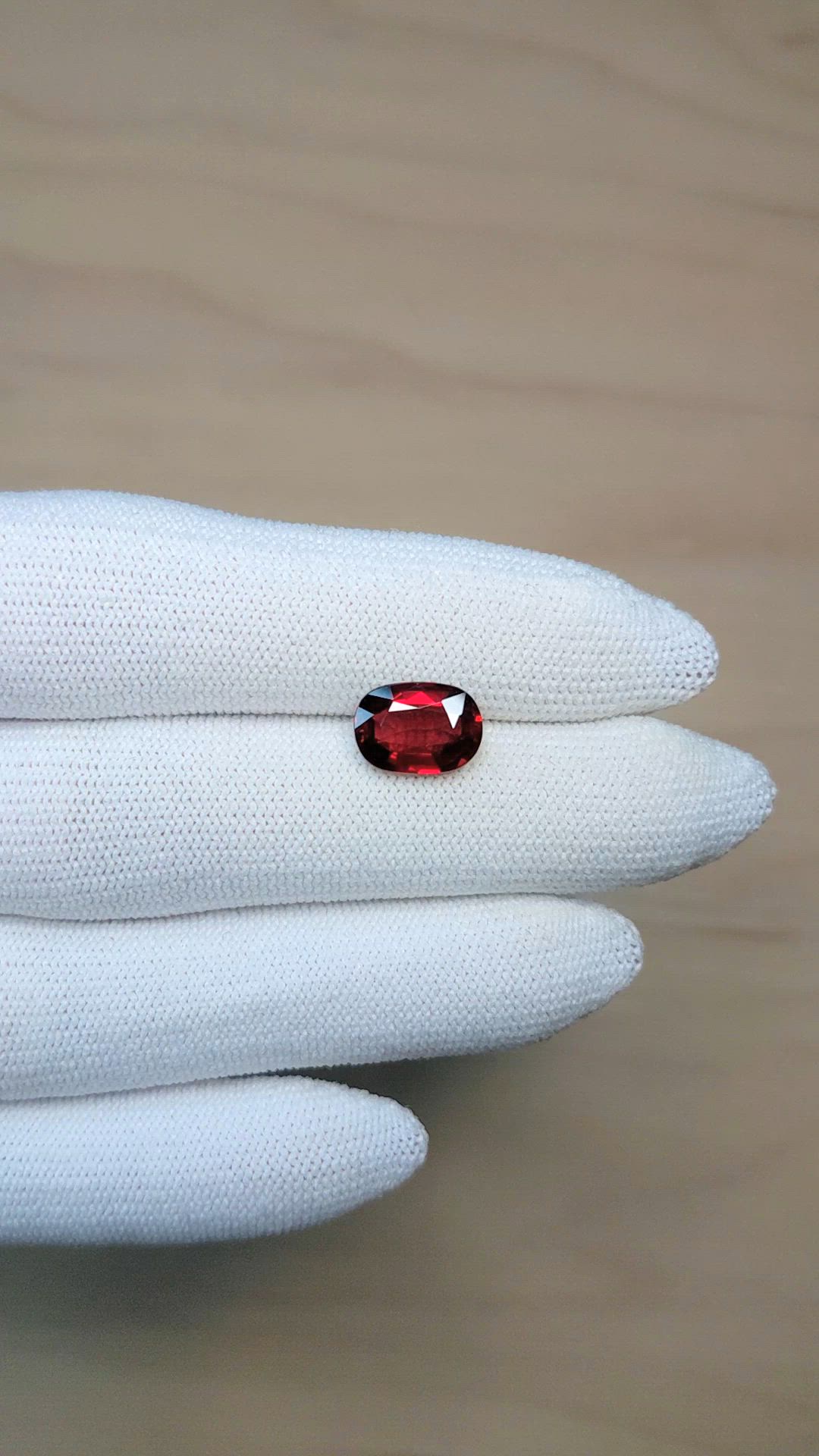 3.03 Ct. Ruby from Mozambique Size Video
