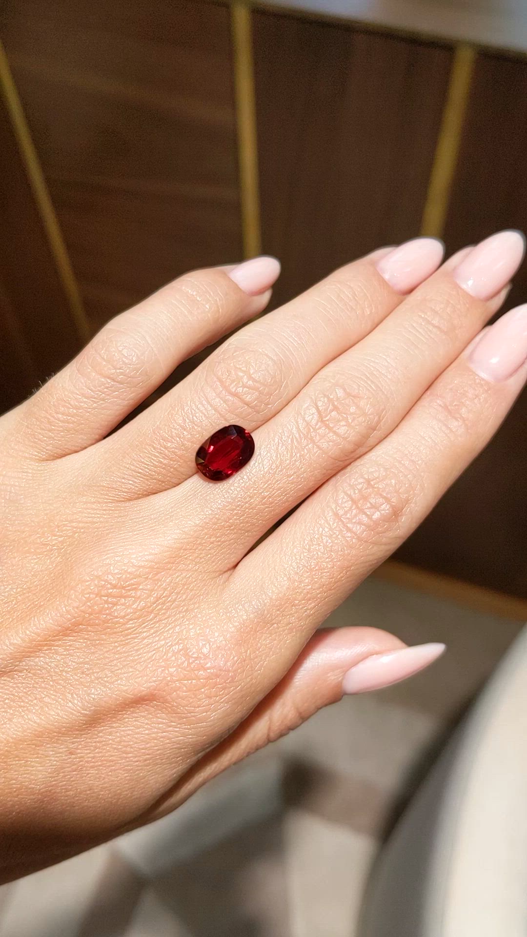 3.03 Ct. Ruby from Mozambique Size Video