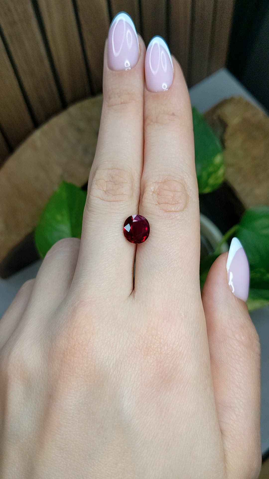 3.21 Ct. Ruby from Mozambique Size Video
