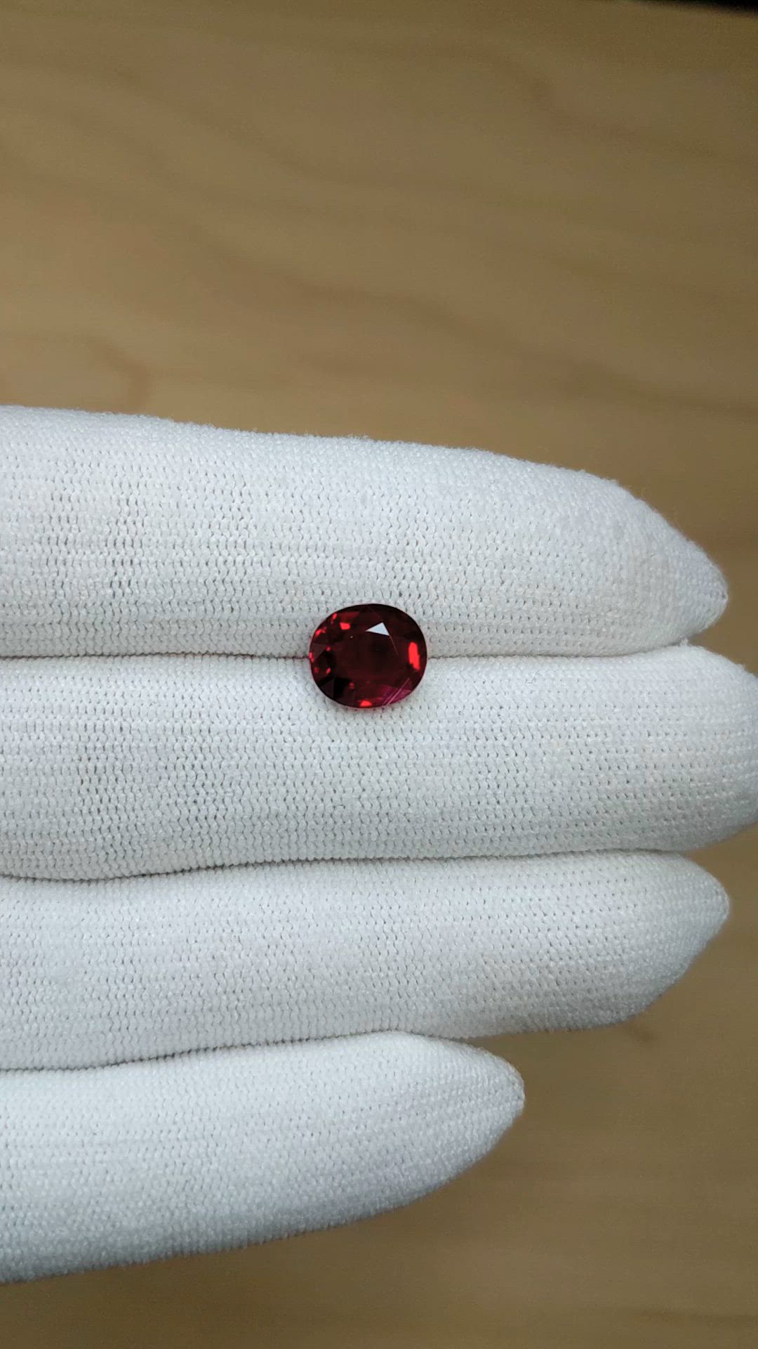 3.21 Ct. Ruby from Mozambique Size Video