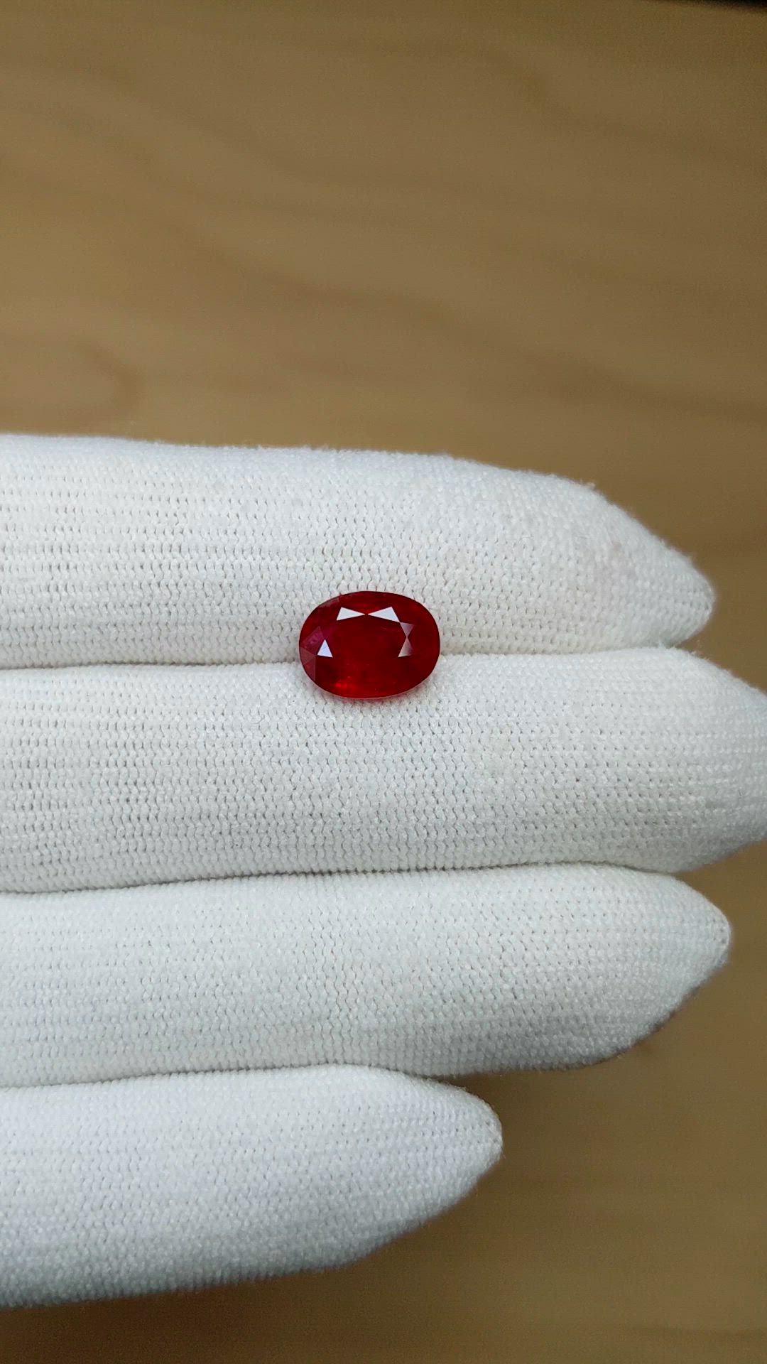 3.53 Ct. Ruby from Mozambique Size Video