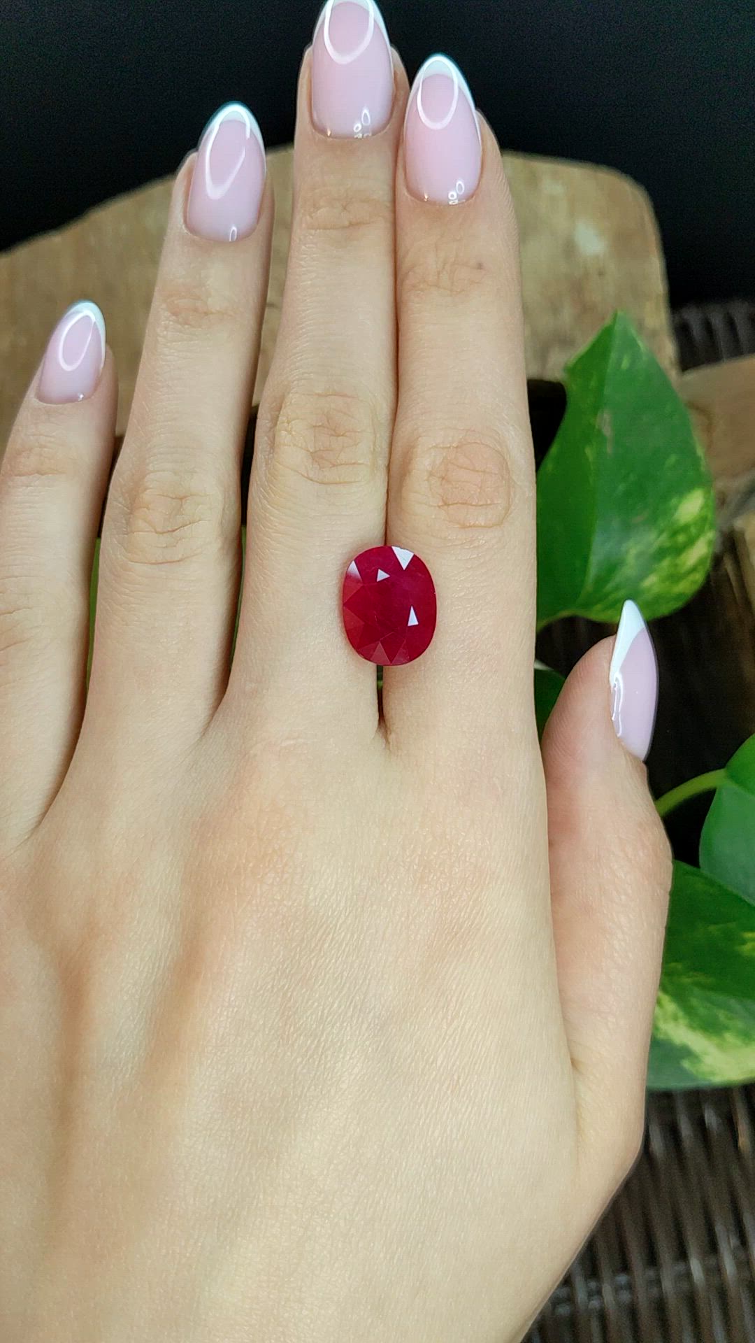 8.89 Ct. Ruby from Mozambique Size Video
