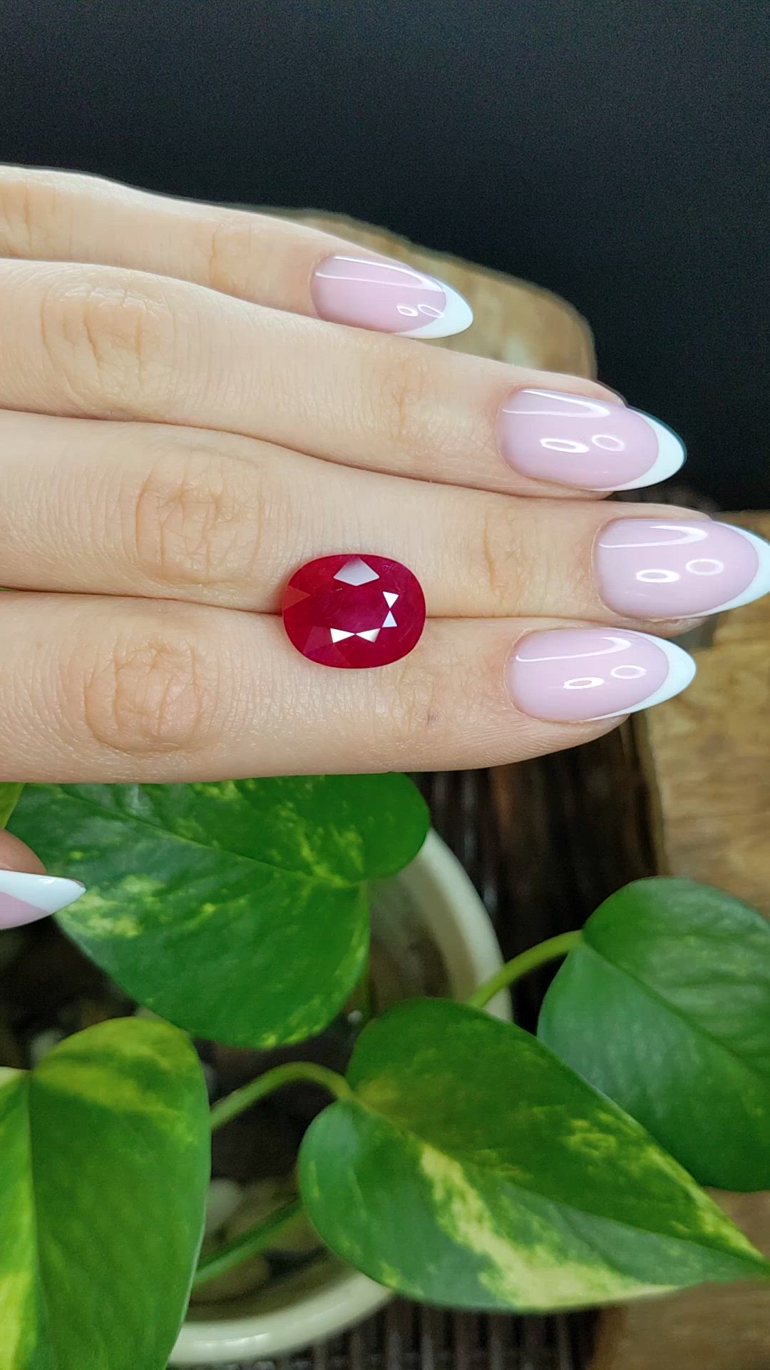8.89 Ct. Ruby from Mozambique Size Video