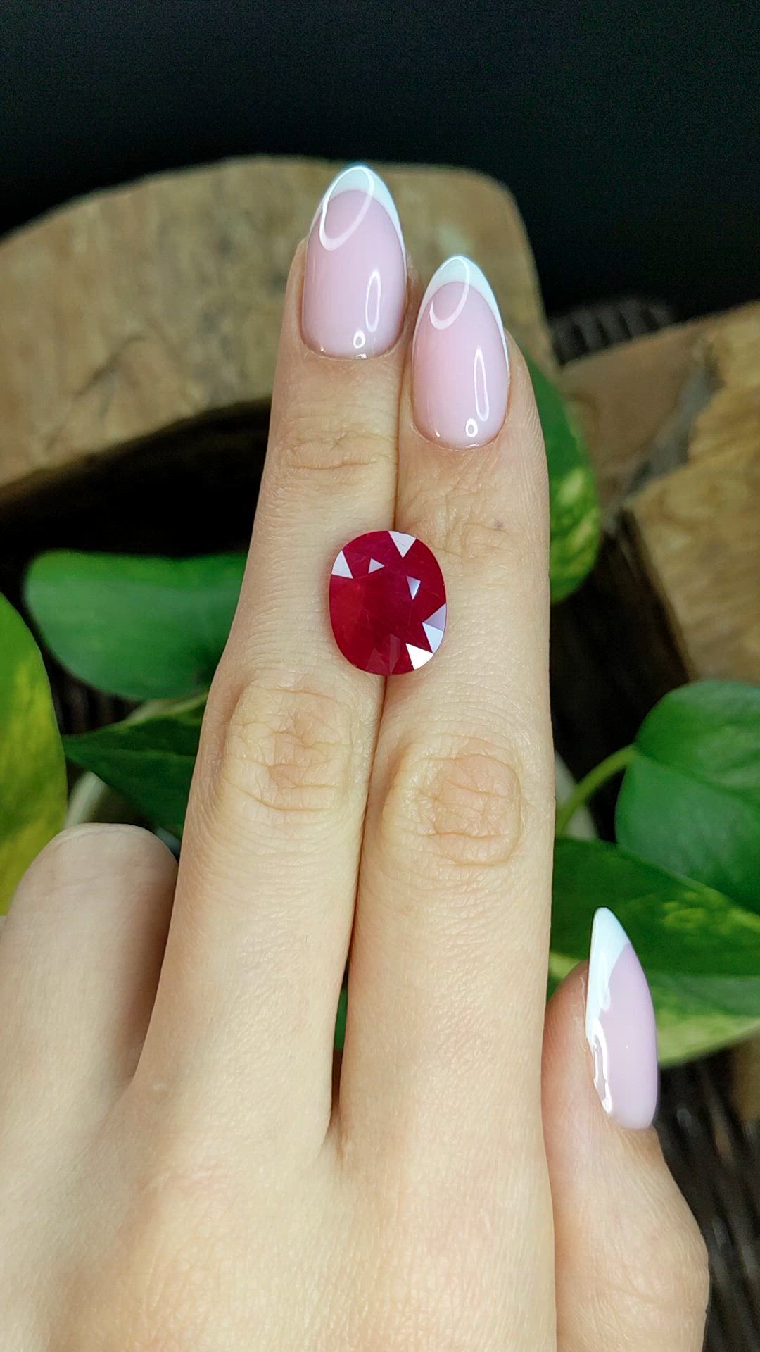 8.89 Ct. Ruby from Mozambique Size Video
