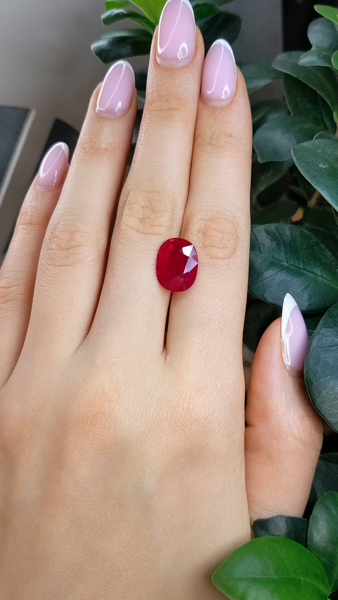 6.67 Ct. Ruby from Mozambique Size Video