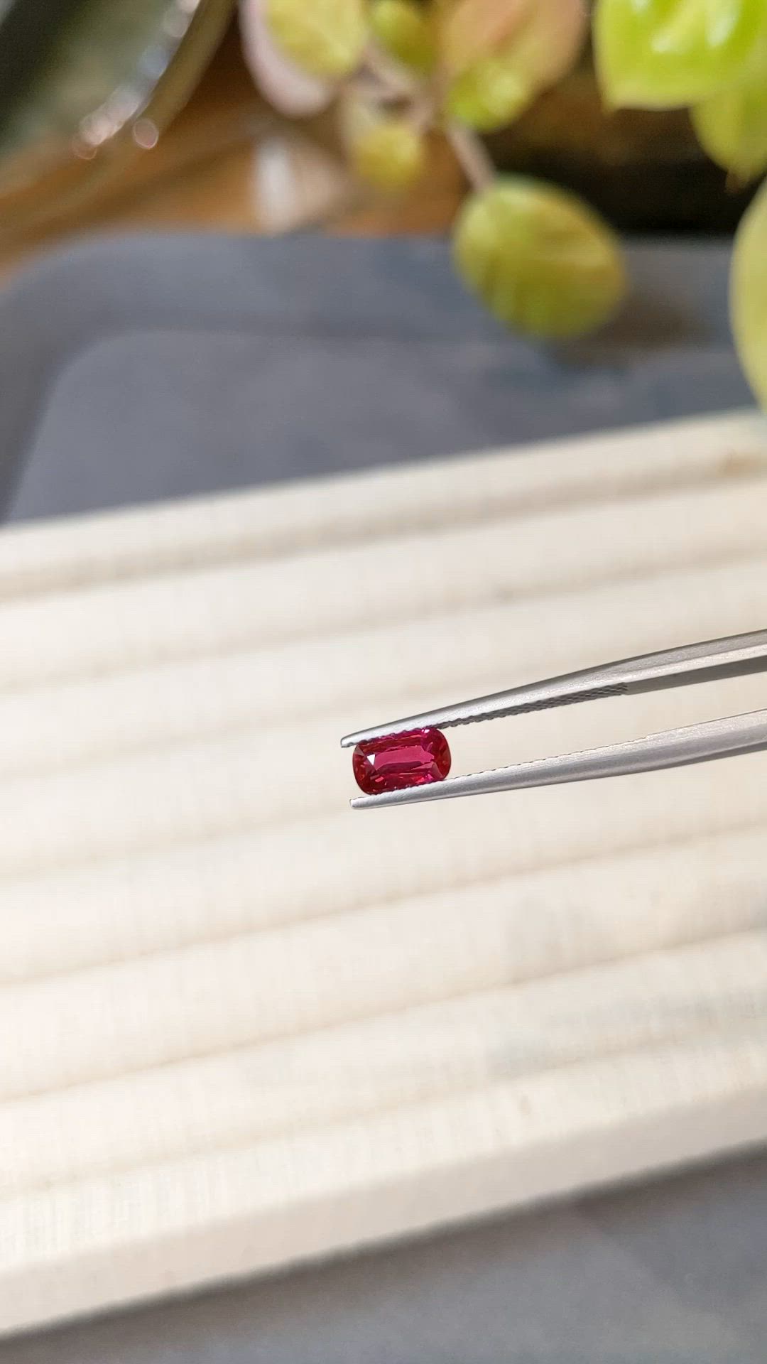 1.00 Ct. Pinkish Red Ruby from Mozambique Size Video
