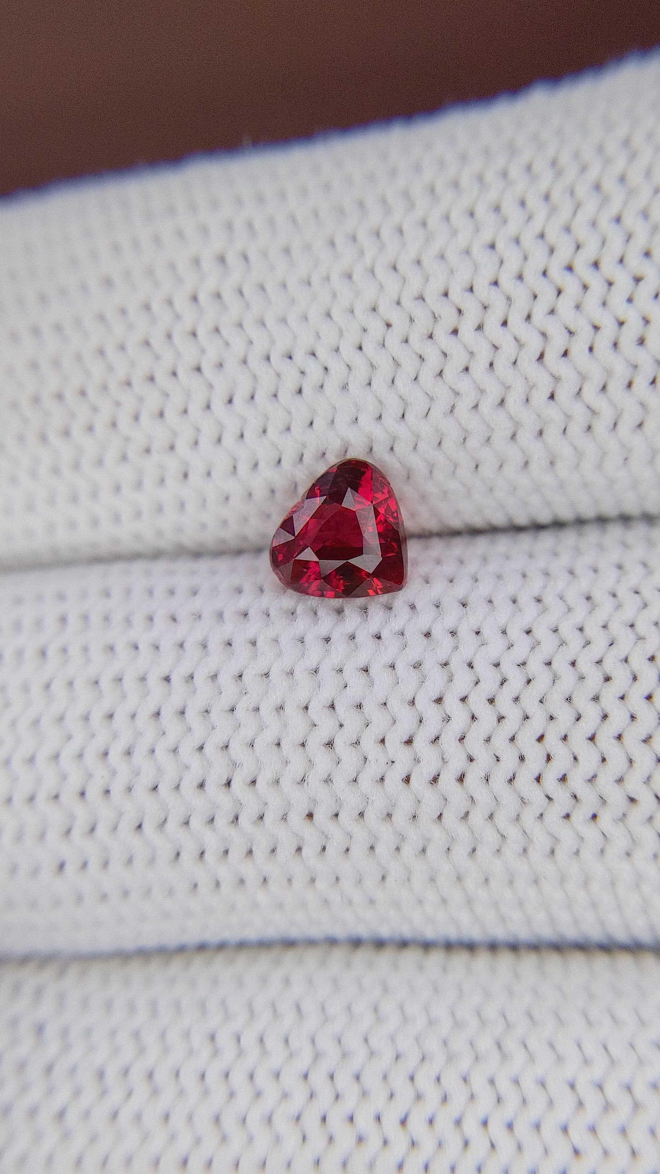 1.05 Ct. Ruby from Madagascar Size Video