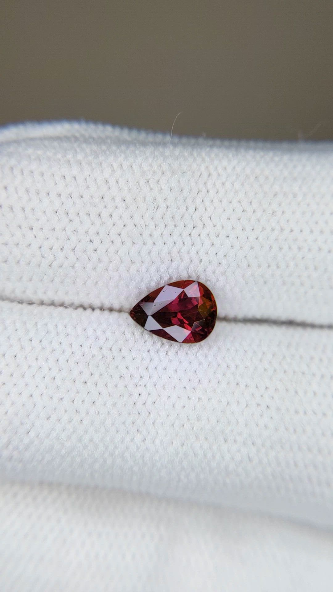 1.01 Ct. Purplish Red Ruby from Mozambique Size Video