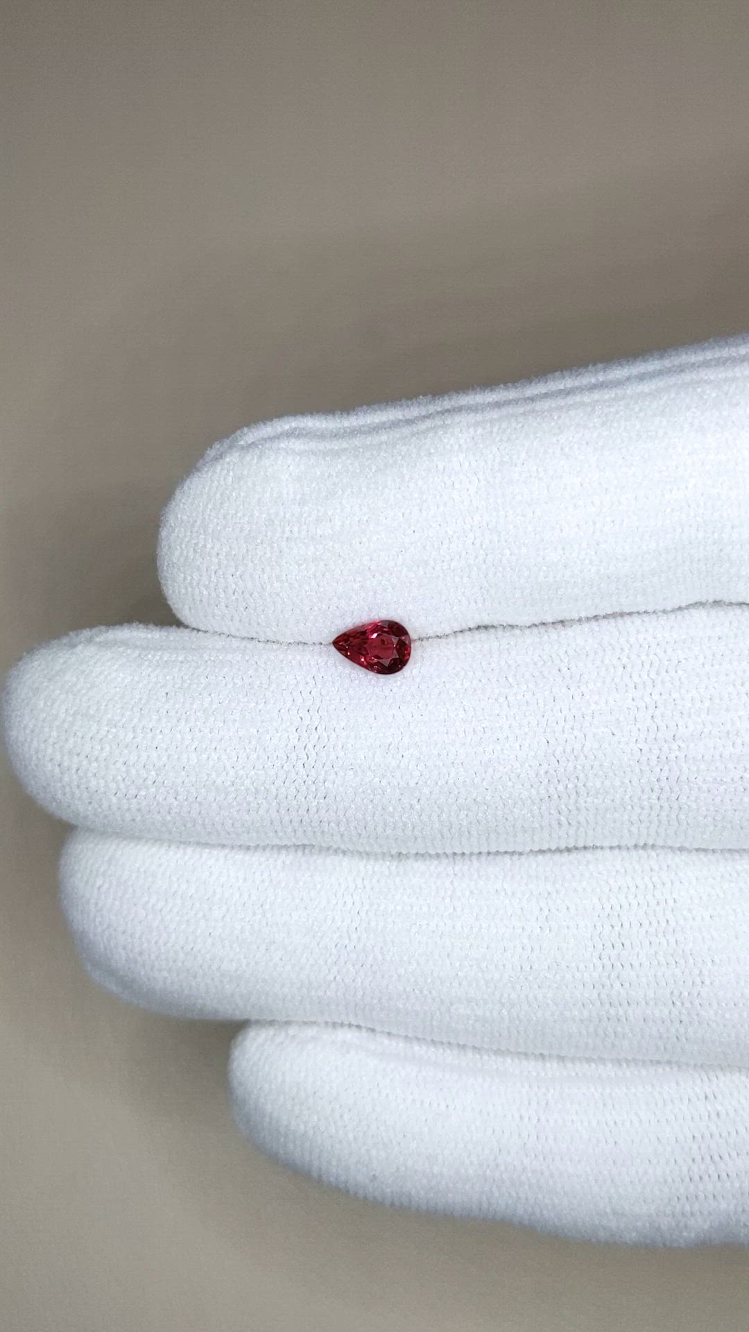 0.48 Ct. Ruby from Mozambique Size Video