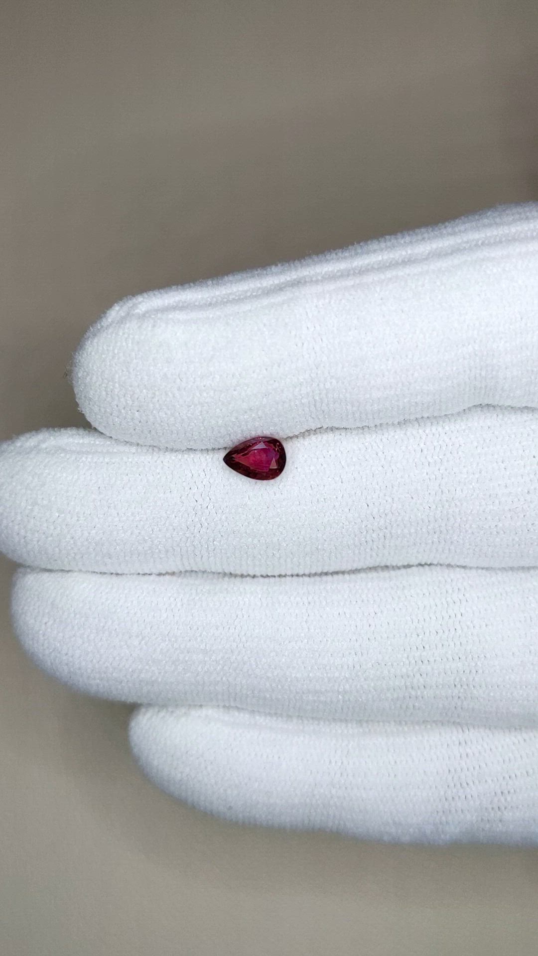 0.79 Ct. Ruby from Mozambique Size Video