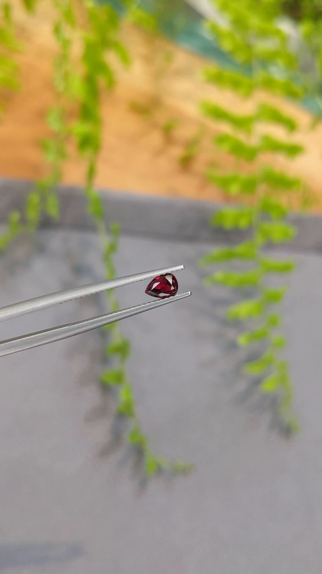 0.44 Ct. Ruby from Mozambique Size Video